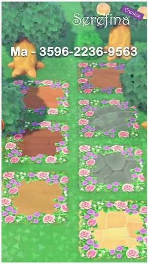 25 Seasonal Path Borders || Animal Crossing New Horizons || Acnh