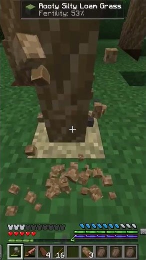 5s pour mourrir bêtement sous un arbre Minecraft🌳