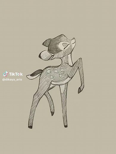 Kinda late 🙈 #bambi #disney #yessir #deer #animationtrend | bambi