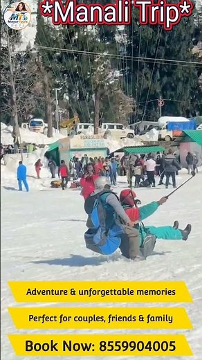 Manali Tour Package 3 Nights 4 Days | Budget & Luxury Trip | Kullu Manali Solang Valley Tour ✨🏔️