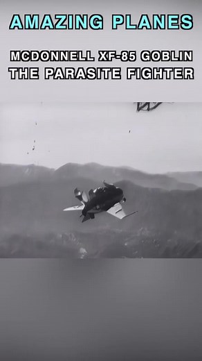 The Right Stuff! The ‘GOBLIN’ parasite plane. McDonnell XF-85 fighter that never was! ‎ ‎ ‎ | Star Snips | Facebook