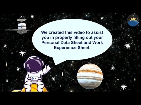 Tutorial: How to Fill out the PDS and WES