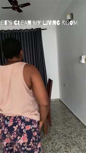 Cleaning My Living Room After Moving In