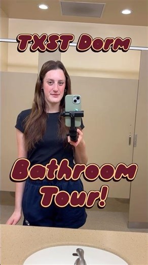 DORM BATHROOM TOUR!!! (TXST)