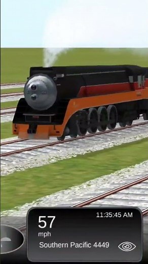 Southern pacific 4449 train crash #shorts_ #train #southernpacific4449