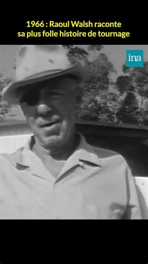 INA.fr | Le 31 décembre 1980, le réalisateur américain Raoul Walsh nous quittait. Dans cette archive, il raconte comment un simple essai à cheval... | Instagram