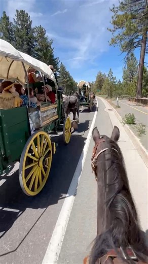 Tahoe Blue! It’s eye candy for the Highway 50 Wagon Train every year! We will travel around the lake again on May 31,2026! Check out hwy50wagontrain.com for details! #highway50wagontrain #laketahoe #wagontrain #funwithfriendsandfamily vid o courtesy of Elizabeth Newman🩷 | Highway 50 Wagon Train