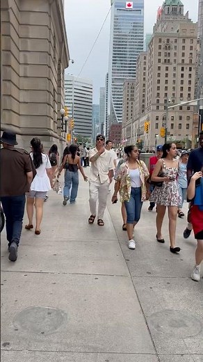 POV: Walking Through Downtown Toronto 🇨🇦 #DowntownToronto #TorontoLife