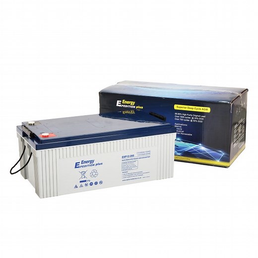 12v 260ah Expedition Plus Agm Deep Cycle Leisure Battery (Exp12-260) - Alpha Batteries