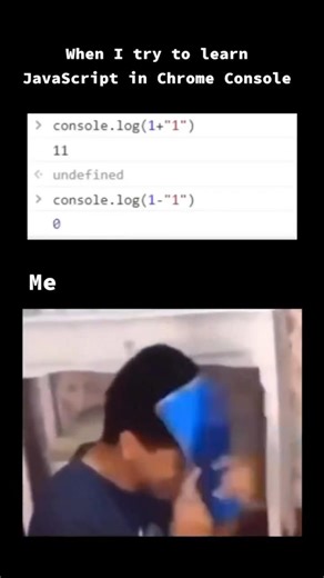 The struggle of learning JavaScript #memes #javascript #programming #shorts #funny
