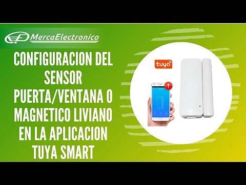 Setting up the door or window sensor in the Tuya Smart or Smart Life app