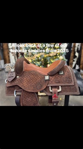 Here’s just a few of our favorite saddles from 2025. Which one is your favorite? Happy New Year 🎊 | Cross J Tack