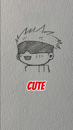 How to draw Gojo #jujutsukaisen #gojo