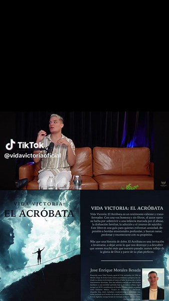 Vida Victoria: “El acróbata “ en Amazon. Gracias por sus reviews! Significan mucho para mí! Entrevista completa por YouTube en @MIAMISKY_PODCAST #parati #fyp #vidavictoria #elacrobata #vidavictoriaoficial #vidavictoriaelacrobata