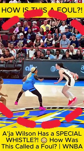 A’ja Wilson Has a SPECIAL WHISTLE?! 😳 How Was This Called a Foul? | WNBA