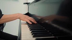 Woman Pianist Two Hands Plays Music On Stock Footage SBV-348770037 - Storyblocks
