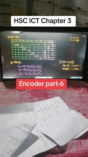 HSC ICT Chapter 3 encoder #fyp #fyppppppppppppppppppppppp #foryoupage #saport___me💙😘 #hsc