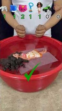 Science Experiment Using Water, Tissue, and a Toy to Explore Fun Scientific Concepts ✨