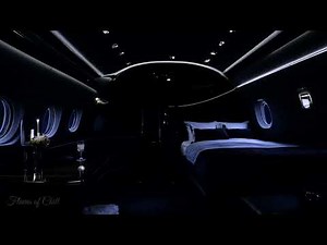 DARK Luxury First (1st) Class Brown Noise Flight Ambience | Jet Plane Sounds for Sleeping | 10 Hours