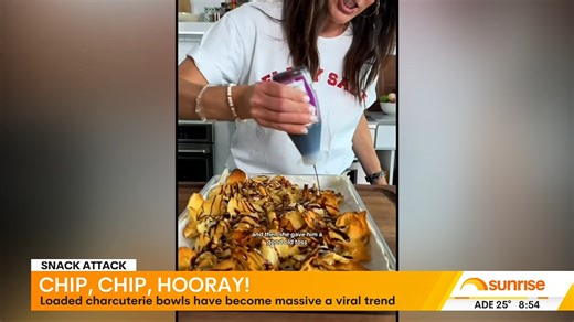 Anna Simon joins Weekend Sunrise to transform potato chips into gourmet snacks, loading them with cold cuts, cheeses, and various sauces. #sunrise #annasimon #charcuterie #charcuteriechippies | Sunrise