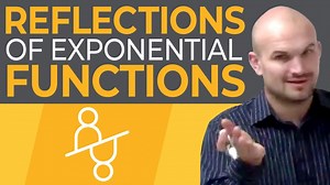 How do we know when we have a reflection for an exponential function?