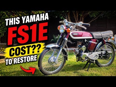 THIS 1972 YAMAHA FS1E COST ££££ TO RESTORE. #yamaha #yamahabikes #fs1e #classic #bike #restoration.