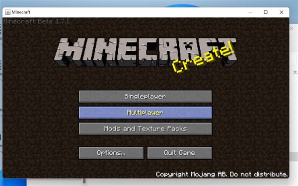 【恐怖版MC】beta 1.7.1