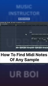 5.1K views · 777 reactions | How To Find Midi Notes From Any Sample  . . . . . . . . #MusicProduction #AudioEngineering #ReverbTips #HomeStudio #ProducersLife #midi #SoundDesign #MixingTricks #MusicProducers #hihat #studio #musicstudio #sample #hiphop #usarappers #loops #musicsession #beatmakingsession #fistudiogang #melody #sound #sounddesigner #pianoroll #flstudiotips #flstudiotipstricks | UrBoi Muzic | Facebook