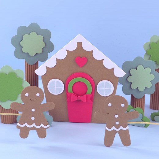 Is there anything more festive than a gingerbread house?! 🎄 Check out our Christmas hub here 👉 https://fal.cn/34HLJ | Sizzix