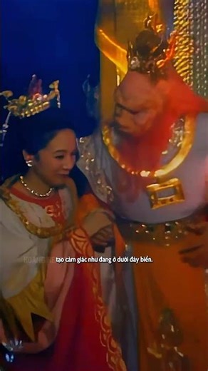 How was the Dragon Palace created in Journey to the West?