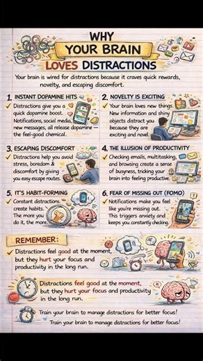 Your Brain Is Addicted to Distractions 😳 Here's Why