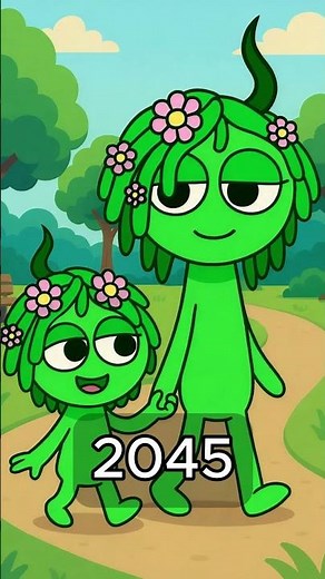 Sprunki’s Evolution: From Baby to Adult (episode 2) Vineria (Green)(Incredibox Animation)