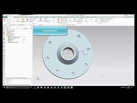 NX 10 Flansch Konstruktion
