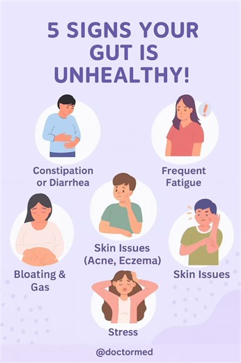 5 Signs Your Gut Is Unhealthy | Fix Your Digestive Health Fast!