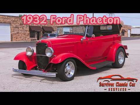 1932 Ford Phaeton For Sale Survivor Classic Car Services Chicago