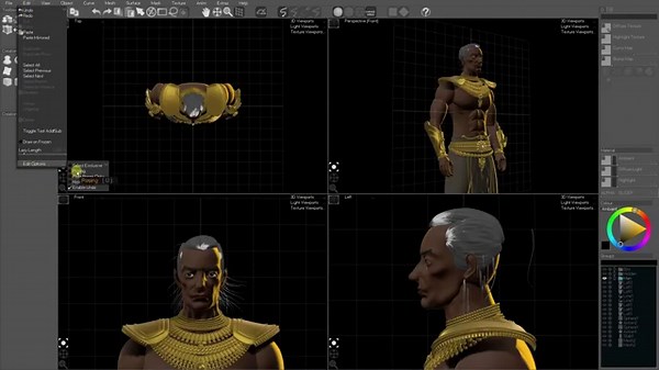 Easy 3D Modelling in Curvy 3D 6 - Loft, Brush Strokes & Rendering