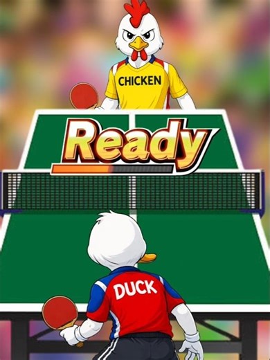 Duck vs Chicken | Table Tennis Competition