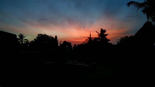 Colourful Sunset, Red Colour, Sunset Fast. Free Stock Video