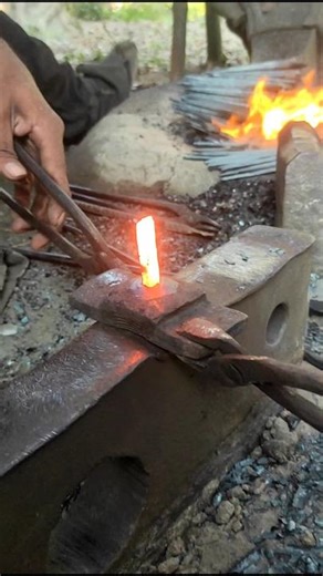 Incredible Blacksmith Nail Making Process | Traditional Iron Nail Forging Skills 🔥