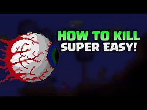 How To Beat The Eye of Cthulhu in Terraria - EASIEST METHOD! (2020 Updated Tutorial)