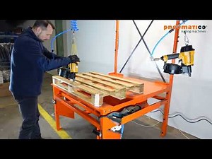 Repair your pallets with WT-2, Pneumatico Pallet Repair Table
