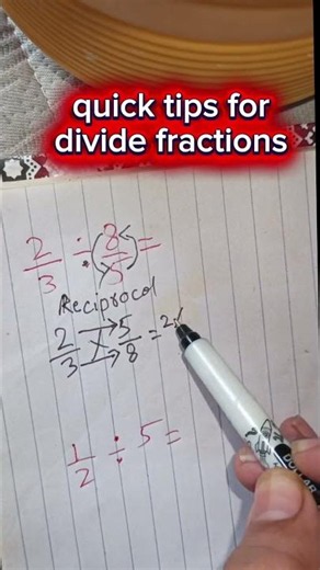 dividing fractions? do this instead #maths #mathstricks #shorts
