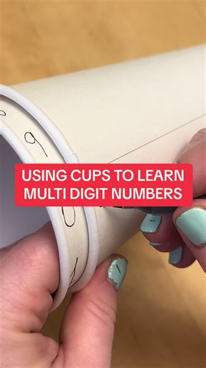 Using CUPS to model and demonstrate MULTI digit numbers to YOUNG STUDENTS! 😉 #prektips #teachertip #kindergartenreadiness #kinder #preschool #preschoolteacher #youngstudents #cups #momsoftiktok #teaching #teacher #teacherlife #teachersoftiktok