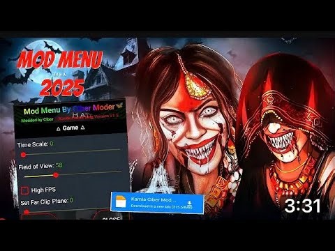 Mod menu:-player size enemy size god mod and more