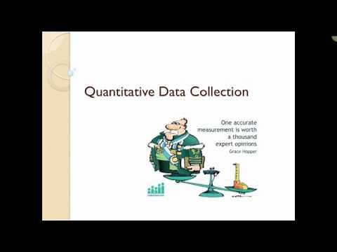 Quantitative Data Collection