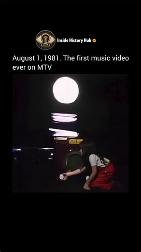 Inside History Hub on Instagram: "At exactly 12:01 a.m. on August 1, 1981, television history changed forever. MTV launched with a single video that symbolized the beginning of a new cultural era. The song marked a shift in how music would be shared, experienced, and remembered. Visual storytelling became inseparable from sound, reshaping the industry almost overnight and giving artists a new way to define their identity. Follow @insidehistoryHub for more 😇 This moment transformed music from so