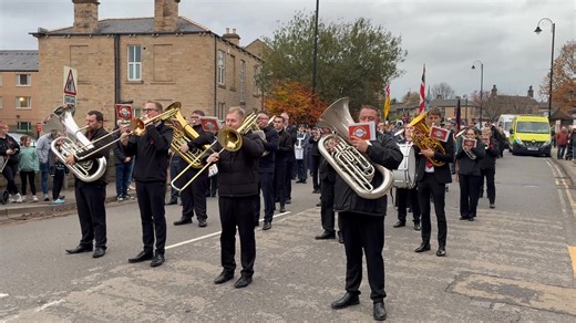 Today, Hammonds Band was honoured to take part in the Remembrance Parade in Mirfield — a day of reflection, remembrance, and togetherness. | The Hammonds Band