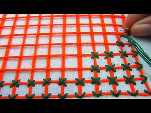 Hand Embroidery,Bangladeshi Nakshi Katha Drawing and stitching Tutorial,Nakshi Kantha