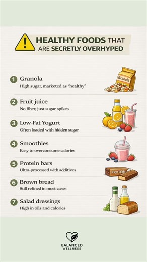 Healthy Foods That Are Secretly Overhyped (#nutritiontips #healthmyths)