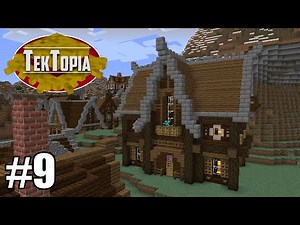 TekTopia #9 - 18 Person Home (Minecraft Villager Mod)